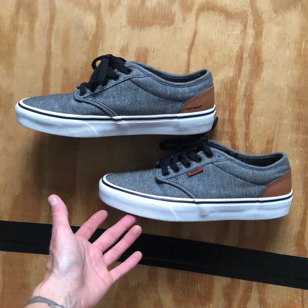 Vans gray and tan men’s size 7